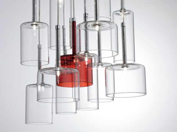 Dekorative Glas-Hängeleuchte Spillray 12 Axo Light