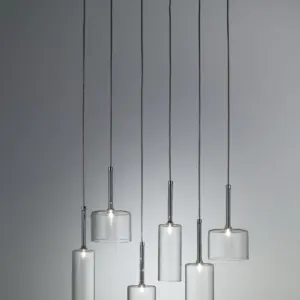 Exklusive Glas-Hängeleuchte Spillray 6 Axo Light
