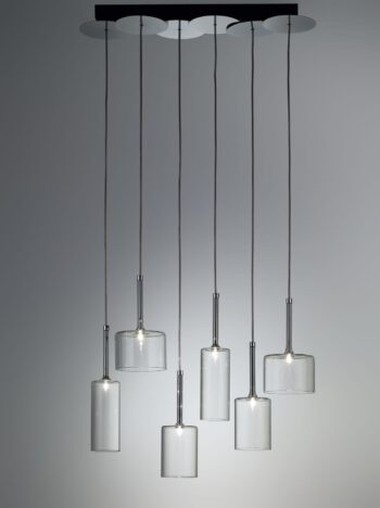 Exklusive Glas-Hängeleuchte Spillray 6 Axo Light