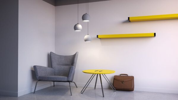 Beton-Hängeleuchte Superfly C