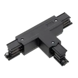 T-Verbinder für 3-Phasen Schienensystem Schwarz