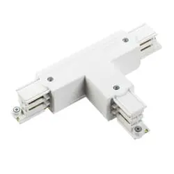 T-Verbinder für 3-Phasen Schienensystem Weiss