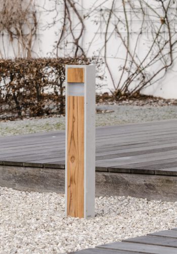 Beton-Gartenlampe-LED Totem Slim IP65
