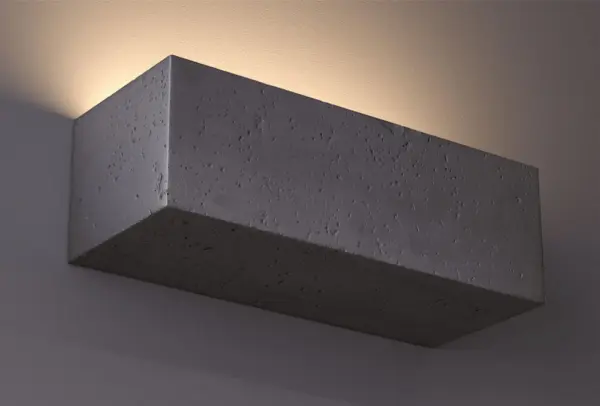 Beton-Wandleuchte Korytko voll 30/50