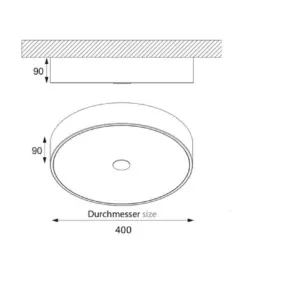 Stilvolle LED-Deckenleuchte Alan – Bild 6