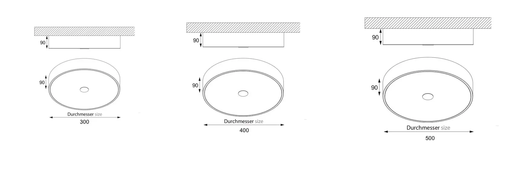 Stilvolle LED-Deckenleuchte Alan – Bild 6