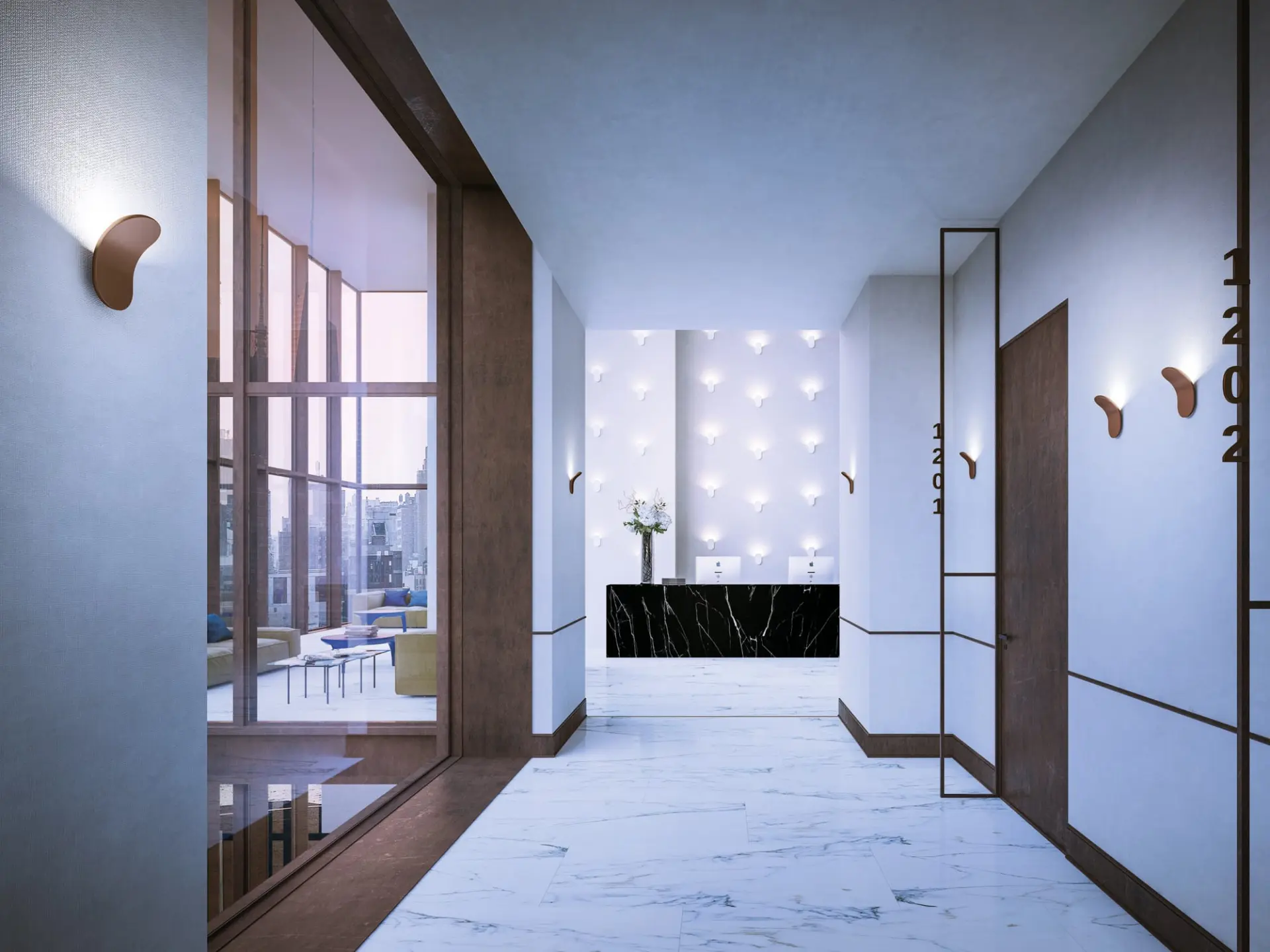 Minimalistische LED-Wandleuchte Lik Axo Light – Bild 8