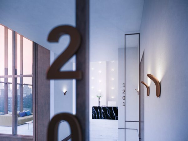 Minimalistische LED-Wandleuchte Lik Axo Light