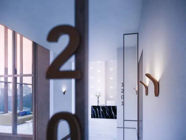 Minimalistische LED-Wandleuchte Lik Axo Light