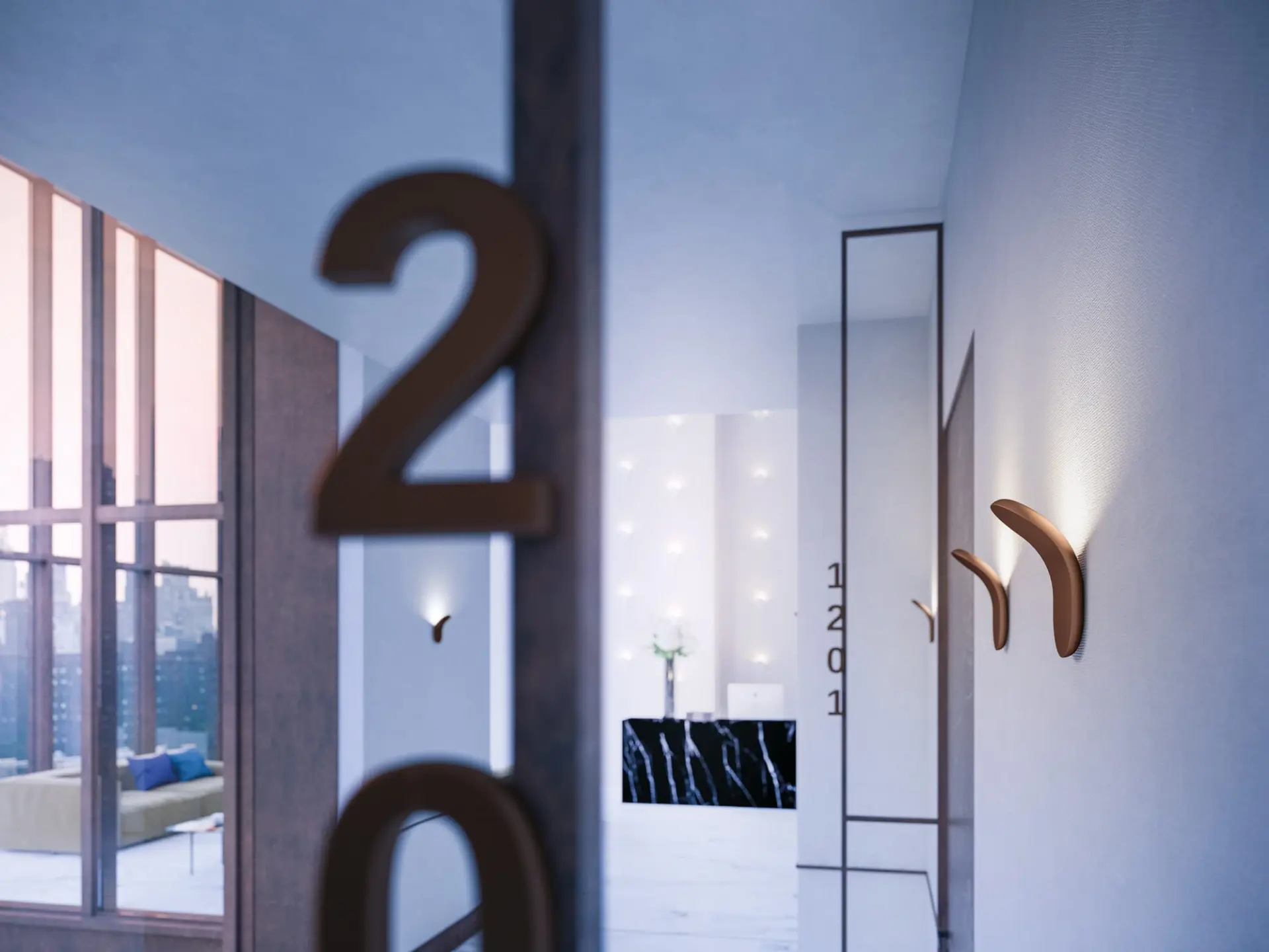 Minimalistische LED-Wandleuchte Lik Axo Light – Bild 7