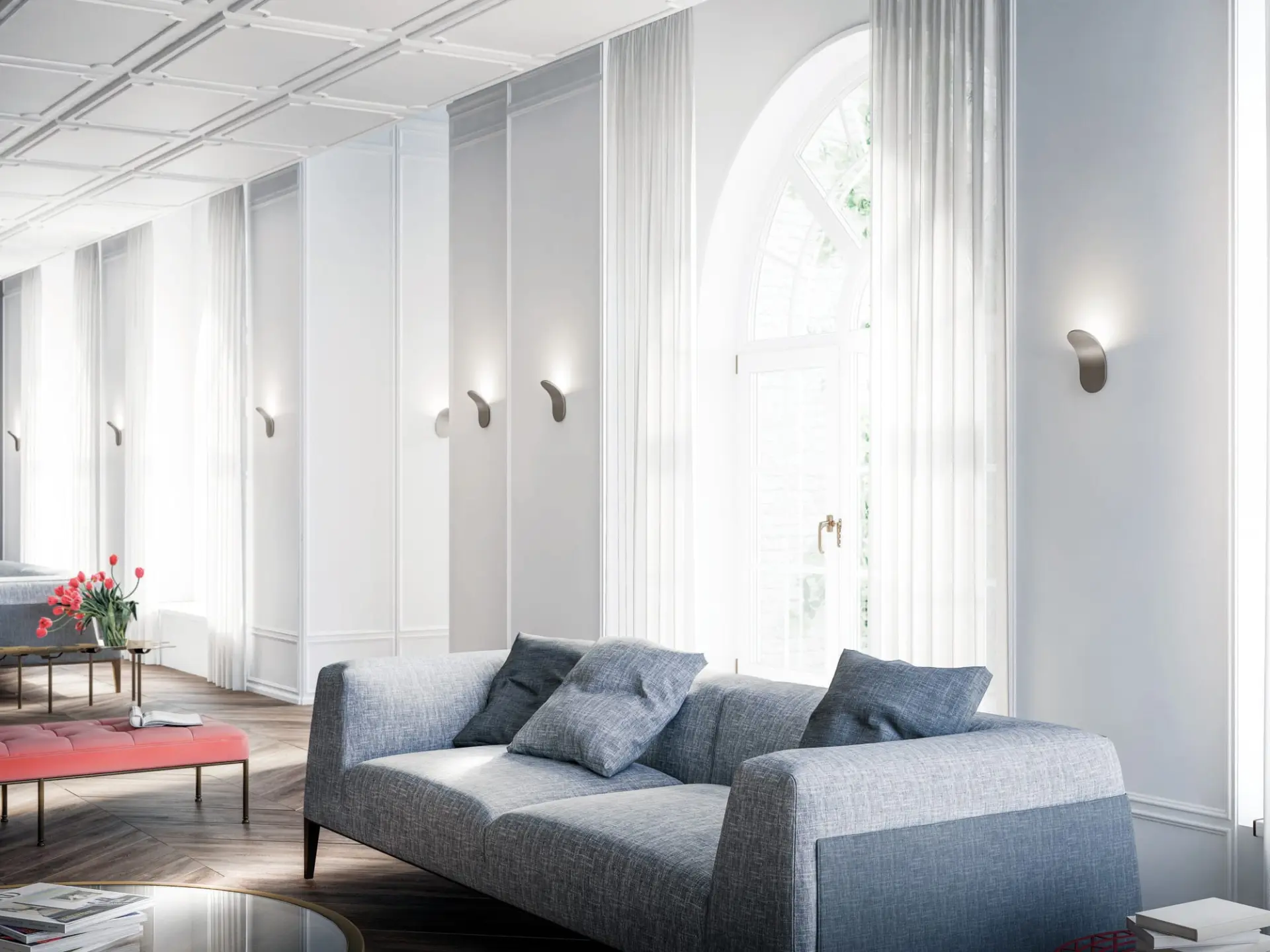 Minimalistische LED-Wandleuchte Lik Axo Light – Bild 6