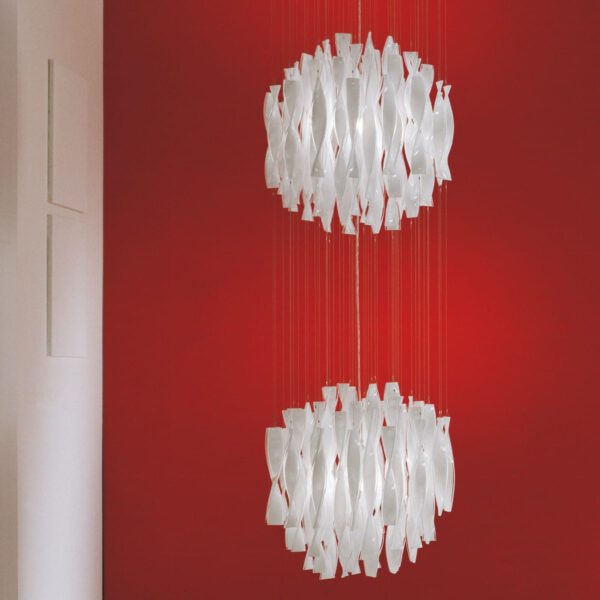 Luxuriöse Designer- Hängeleuchte Aura 60/2 Axo Light