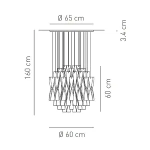 Einzigartige Hängeleuchte Aura 60 Axo Light – Bild 8