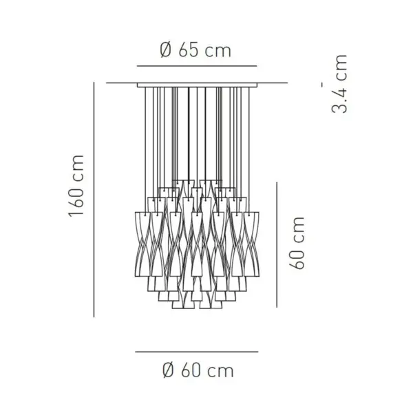 Einzigartige Hängeleuchte Aura 60 Axo Light