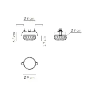 Dekorative LED-Einbaulampe Fairy Axo Light – Bild 6