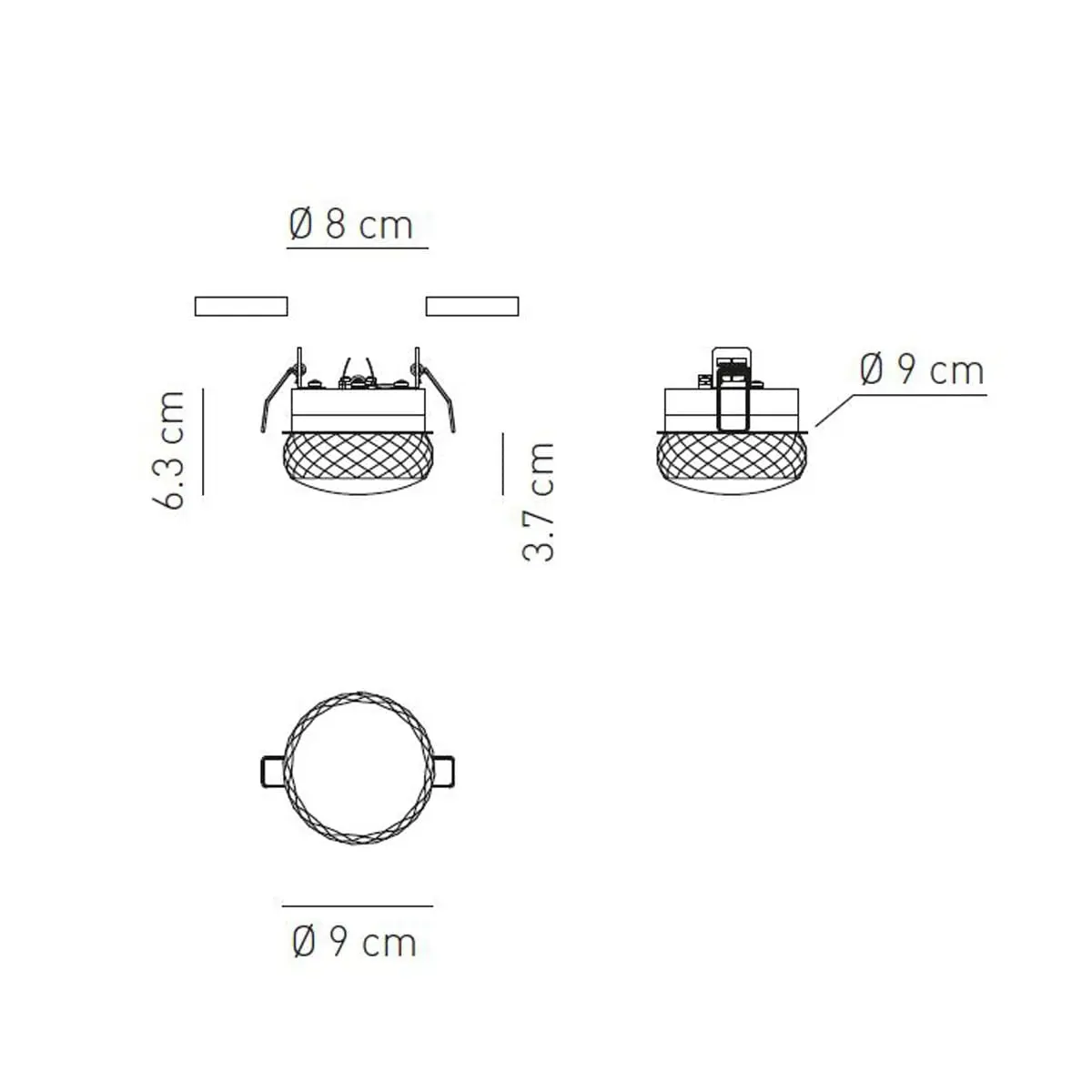 Dekorative LED-Einbaulampe Fairy Axo Light – Bild 6