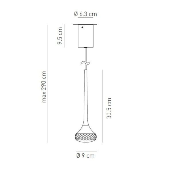 Exklusive LED-Hängeleuchte Fairy Axo Light