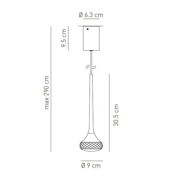 Exklusive LED-Hängeleuchte Fairy Axo Light