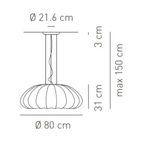 Attraktive Designer-Hängeleuchte Muse Axo Light – Bild 6