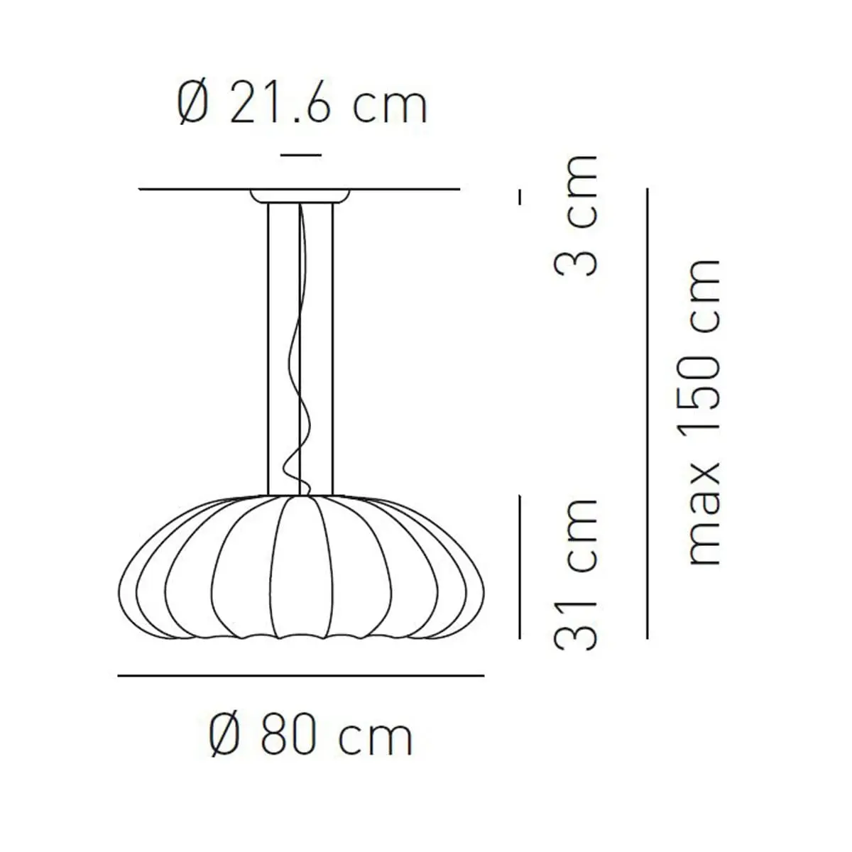 Attraktive Designer-Hängeleuchte Muse Axo Light – Bild 6