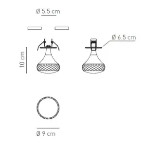 Elegante LED-Deckeneinbauleuchte Fairy Axo Light – Bild 5
