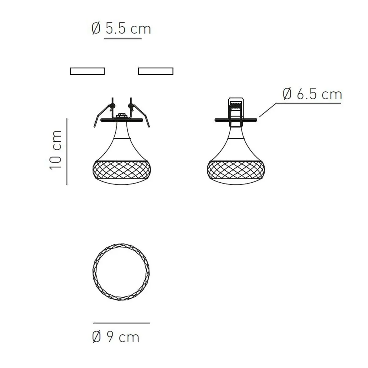 Elegante LED-Deckeneinbauleuchte Fairy Axo Light – Bild 5