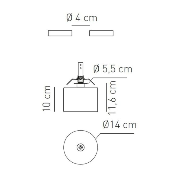 Exzellente Deckeneinbauleuchte Spillray G Axo Light
