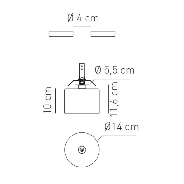 Exzellente Deckeneinbauleuchte Spillray G Axo Light