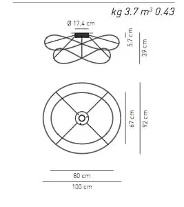 Einzigartige LED-Deckenleuchte Hoops 2 Axo Light – Bild 2