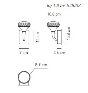 Exklusive LED-Wandleuchte Fairy aus Kristall Axo Light – Bild 6