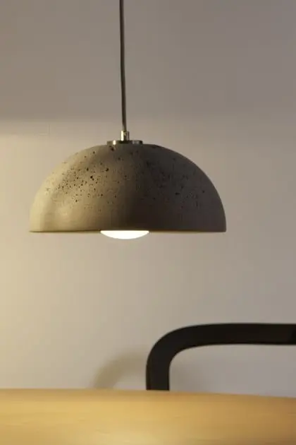 Beton-Hängeleuchte Globus 280