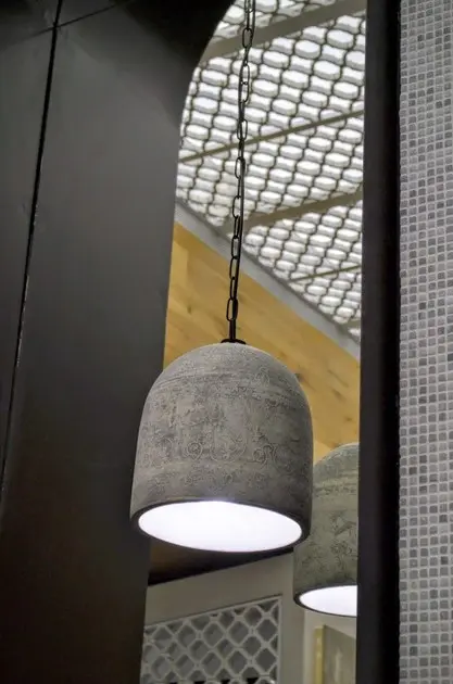 Beton-Hängeleuchte Hedera