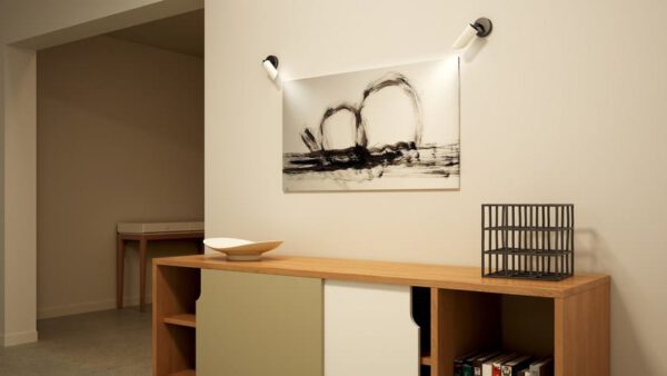 Beton-Wandleuchte Maceo W