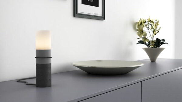 LED-Beton-Tischleuchte Papel