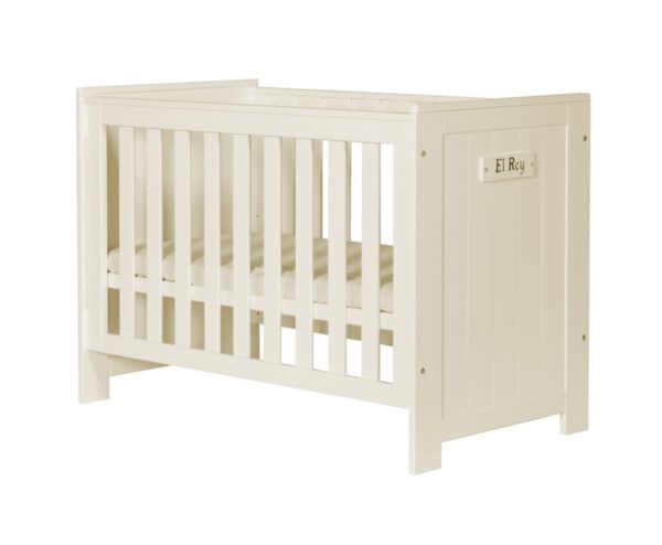 Babybett Barcelona Kiefernholz 120x60 cm Perle