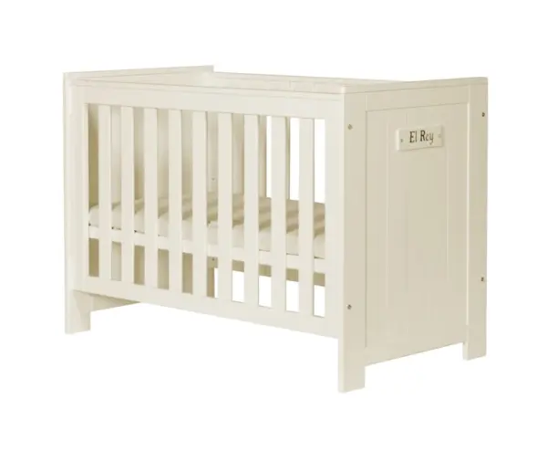 Babybett Barcelona Kiefernholz 120x60 cm Perle