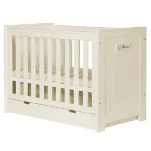 Babybett Barcelona Kiefernholz 120x60 cm Perle – Bild 7