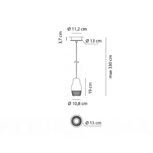 Traumhafte LED-Hängeleuchte Fedora Axo Light – Bild 15