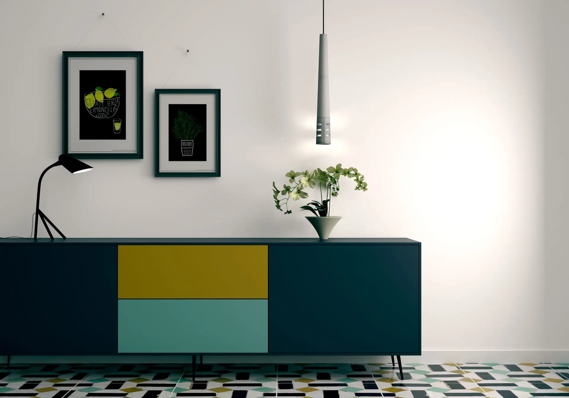 Beton-Hängeleuchte Ignis Ver – Bild 2