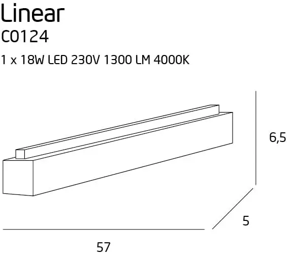 Deckenleuchte-LED LINEAR