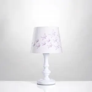 Tischlampe Kranichvögel