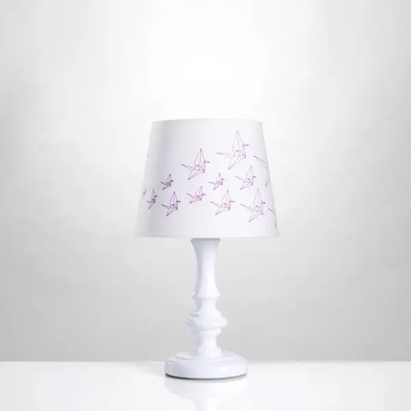 Tischlampe Kranichvögel