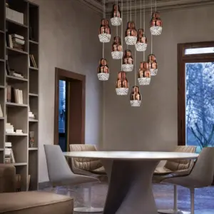 Luxuriöse LED-Hängeleuchte Fedora 12 Axo Light – Bild 4