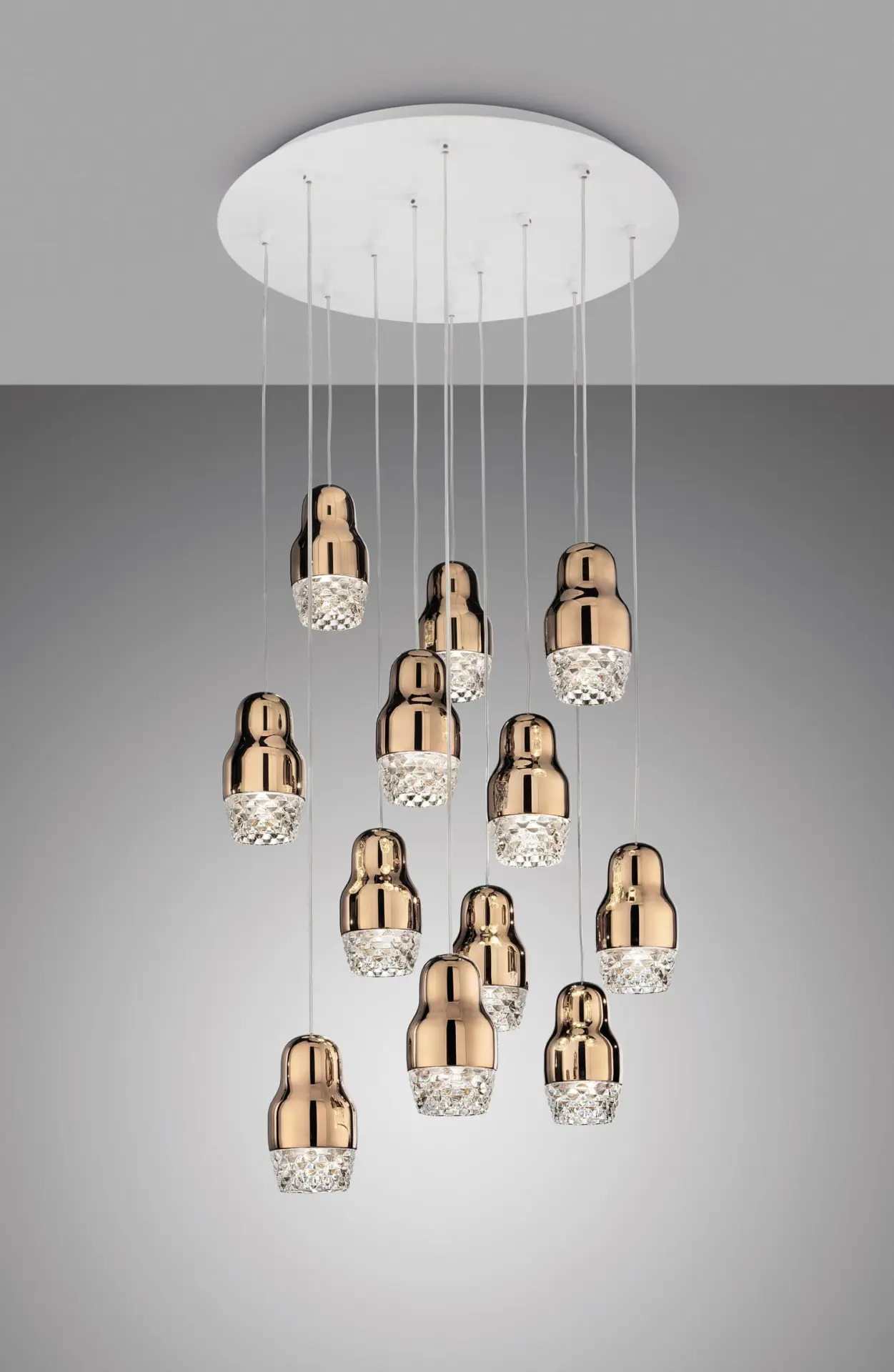 Luxuriöse LED-Hängeleuchte Fedora 12 Axo Light – Bild 2