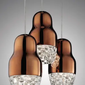 Traumhafte dreiflammige LED-Hängeleuchte Fedora Axo Light – Bild 6