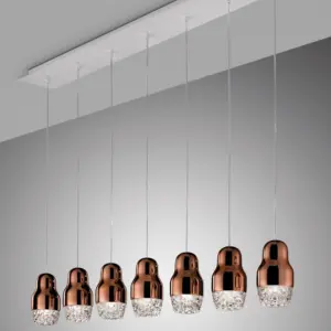 Siebenflammige Designer-LED-Hängeleuchte Fedora Axo Light