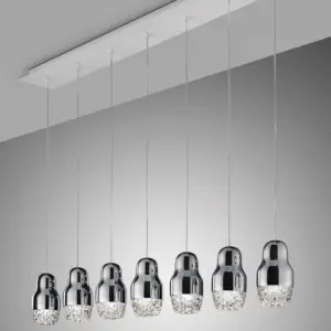 Siebenflammige Designer-LED-Hängeleuchte Fedora Axo Light – Bild 2