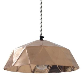 Hängelampe Diamond aus Kupfer HKliving