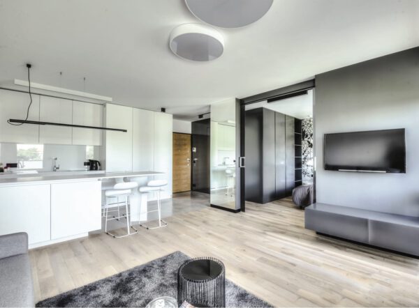 Stilvolle LED-Deckenleuchte Aba Pro