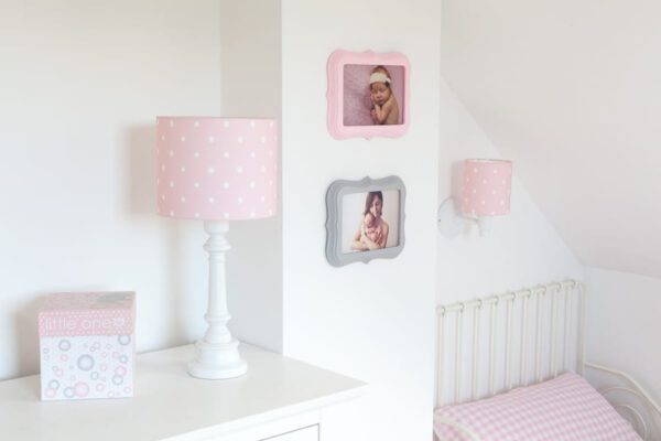 Wandleuchte LOVELY DOTS PINK